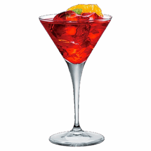 Martini rouge, blanc